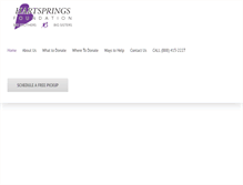 Tablet Screenshot of hartsprings.org